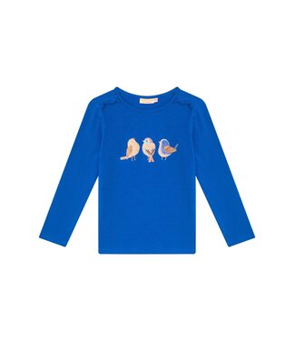 Someone Meisjes t-shirt LS - Donker kobalt blauw