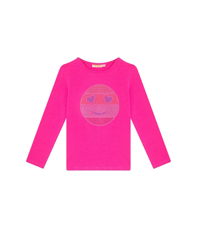 Someone Meisjes t-shirt LS - Donker roze