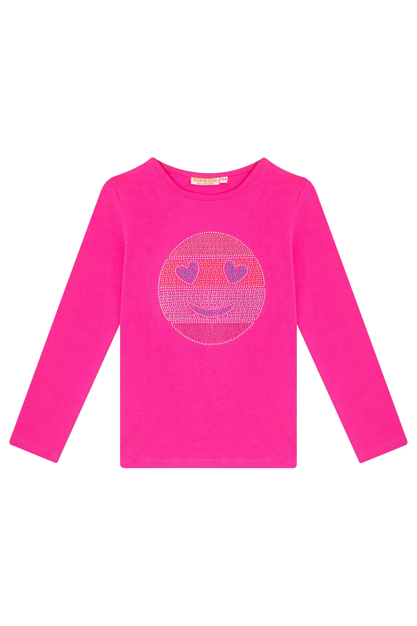 Someone Meisjes t-shirt LS - Donker roze