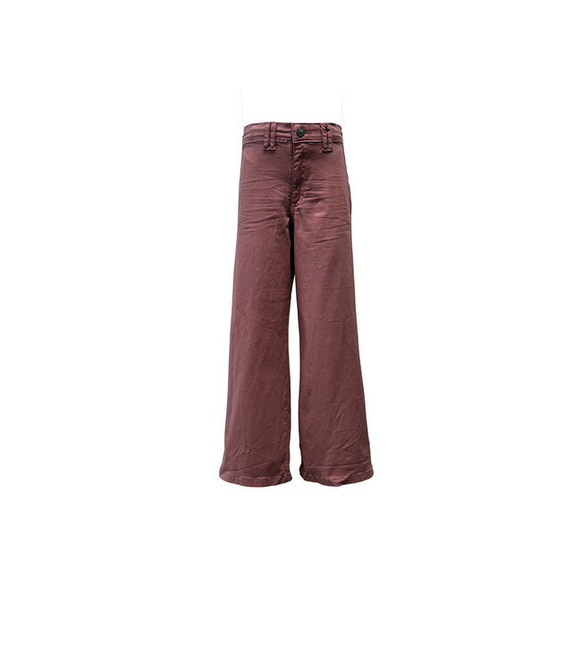 Dutch Dream denim Meisjes broek sailor fit - Tano  - Oud roze