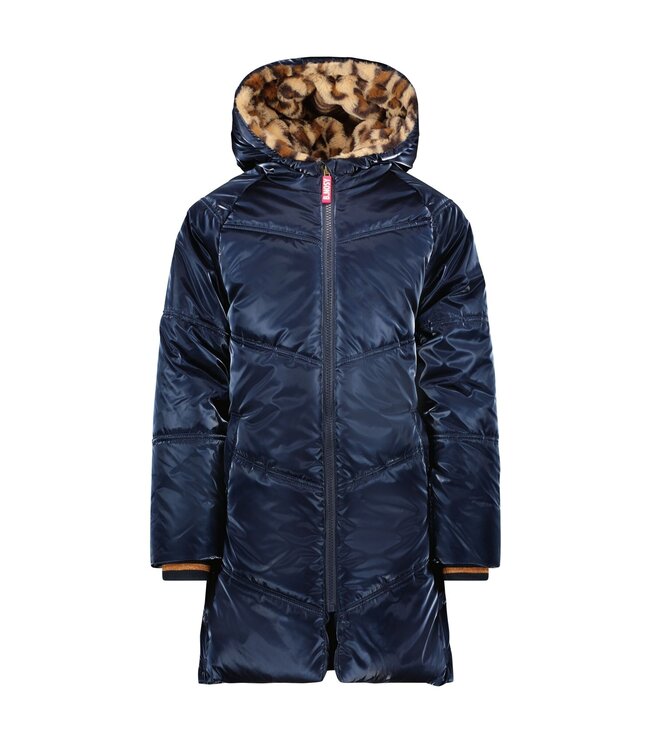 B.Nosy Meisjes winterjas - Jade - Navy blauw