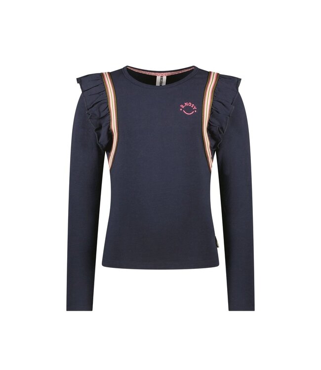 B.Nosy Meisjes top - Tess - Navy blauw