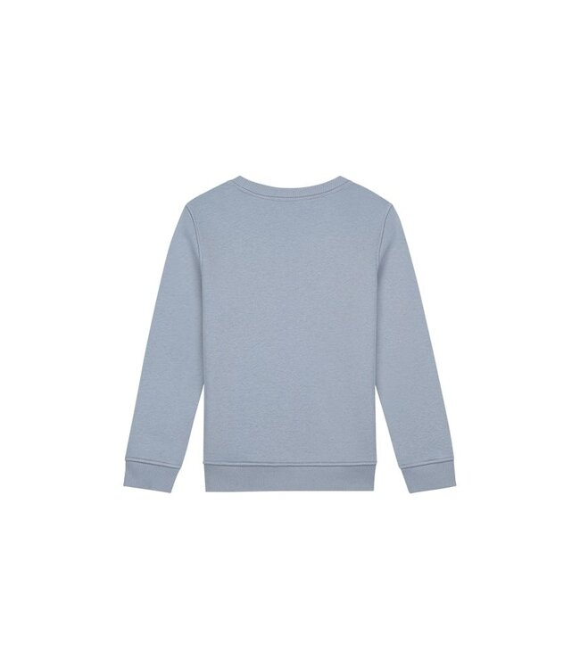 Malelions Sweater inked - Ice blauw / Wit