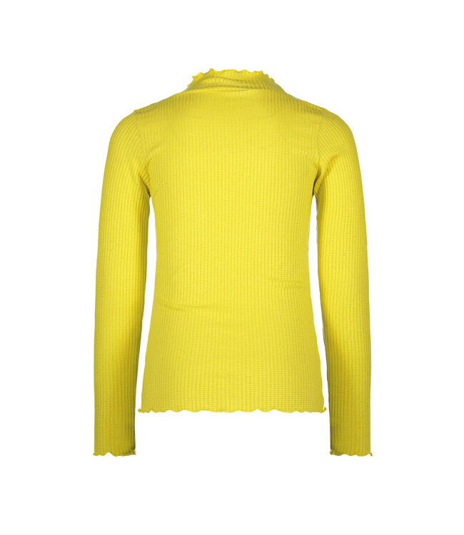 Like Flo Meisjes basic col shirt - Eef - Lemon geel
