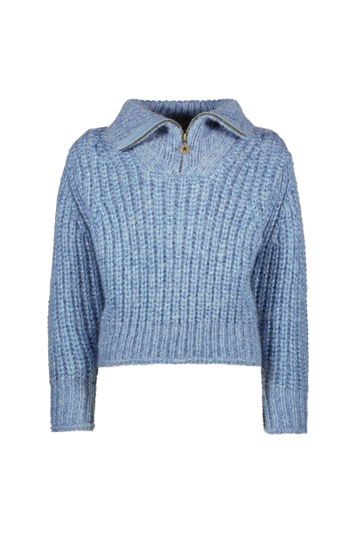 Meisjes trui gebreid - Dora - Lt denim