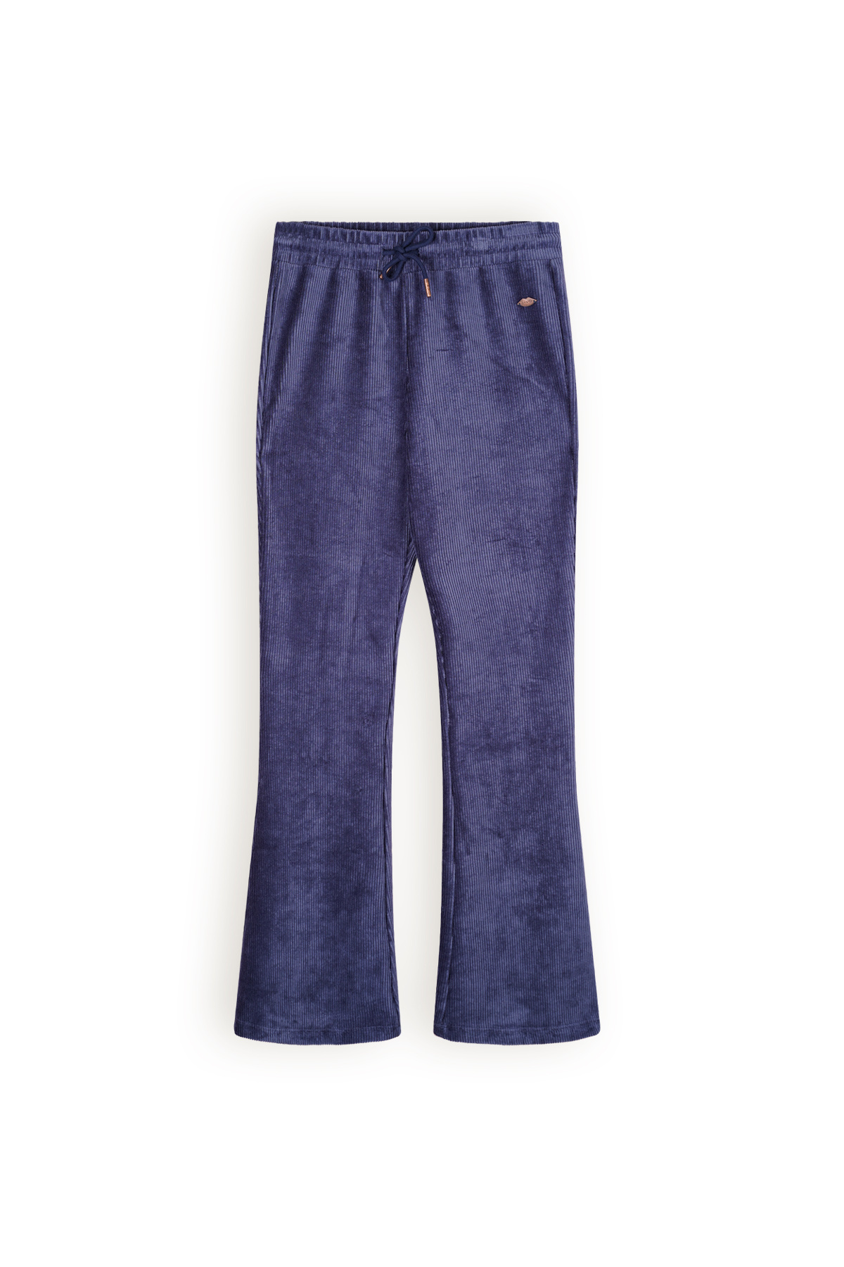 Meisjes flair broek velvet rib - Sady - Ensign blauw