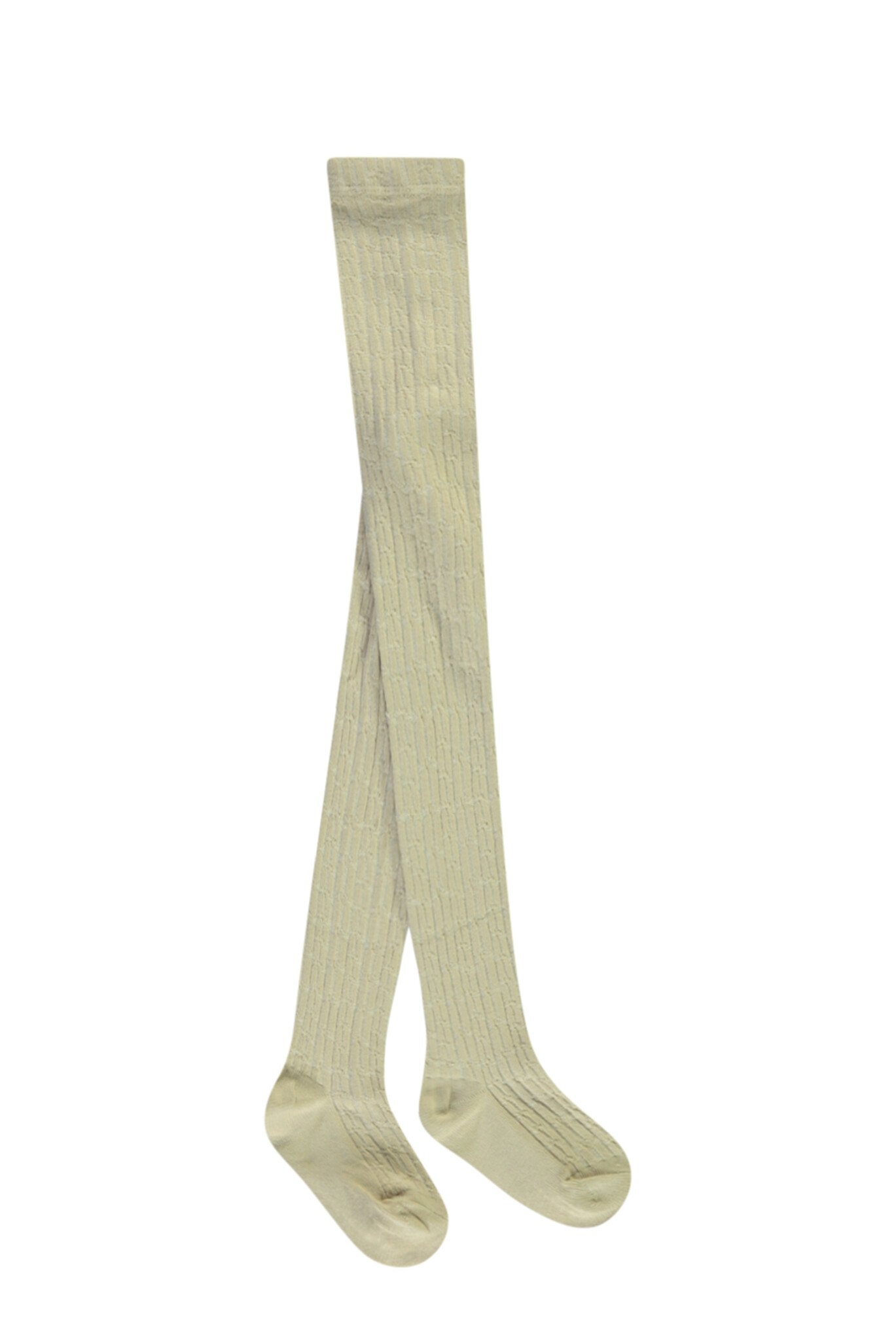 Le Chic Meisjes maillot kabel gebreid - Rilee - Beige melee afbeelding