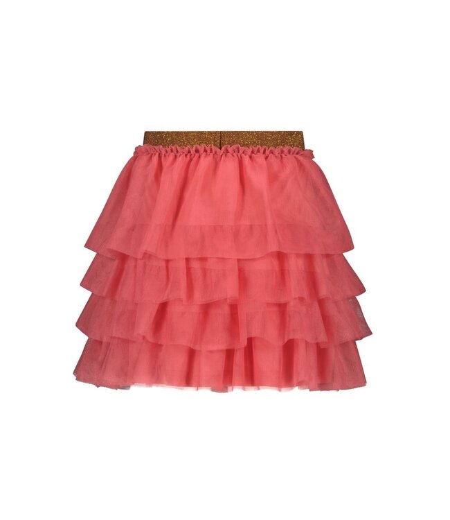 B.Nosy Meisjes rok tule - Rose - Zacht rood
