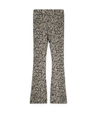 Like Flo Teens - Meisjes flair broek viscose - Flore - Antraciet