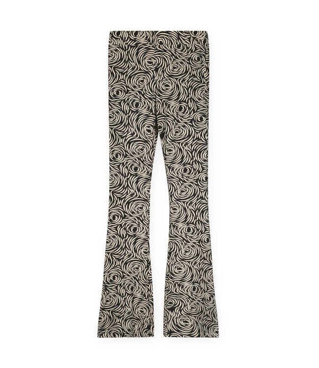 Like Flo Meisjes flair broek viscose - Flore - Antraciet