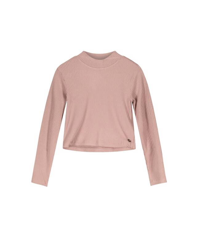 Like Flo Teens - Meisjes shirt rib melee - Elke - Lt roze