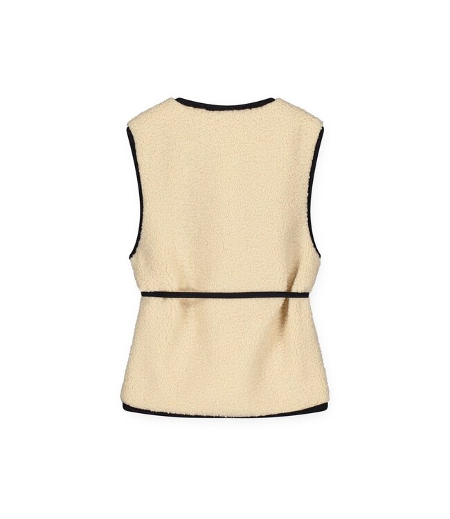 Like Flo Meisjes bodywarmer teddy met riem - Didi - Kit