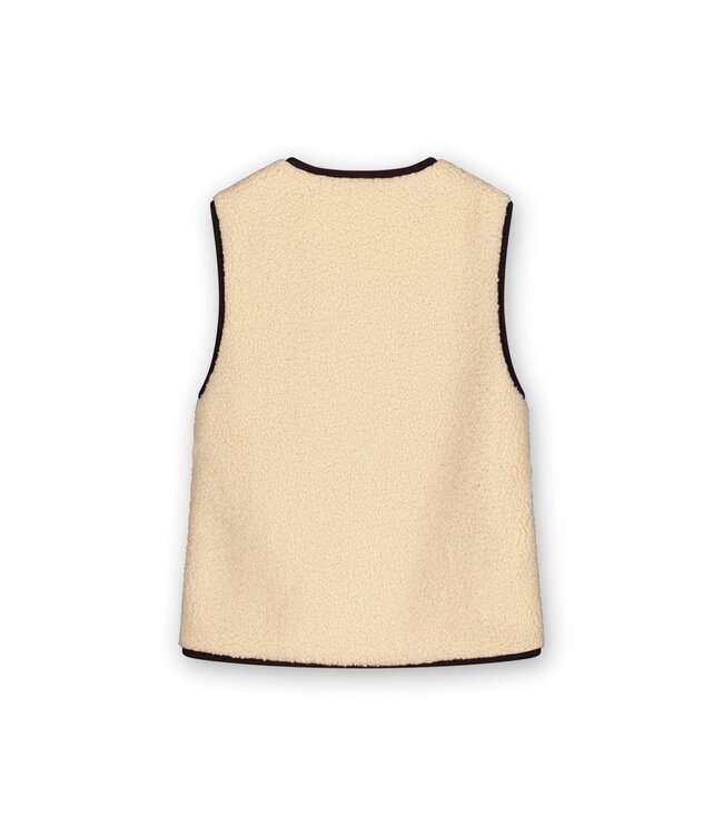 Like Flo Meisjes bodywarmer teddy met riem - Didi - Kit