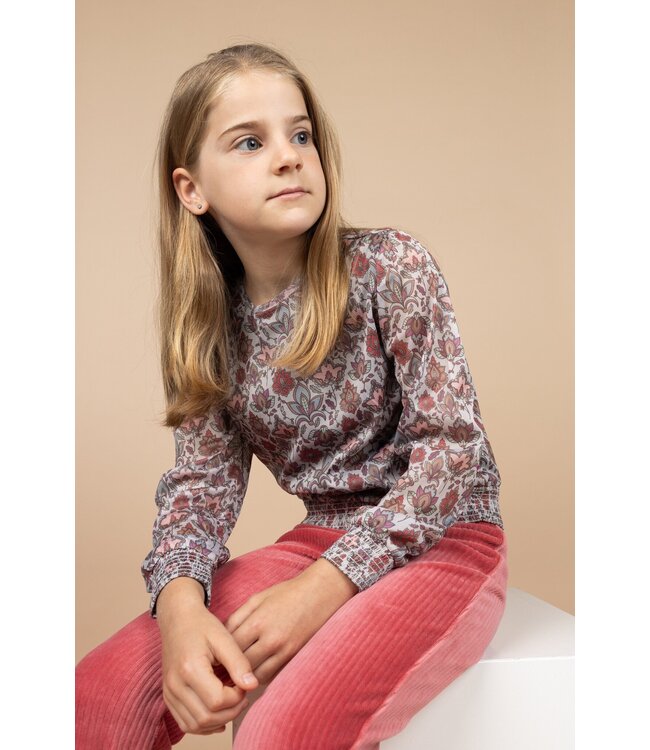 MAYCE Meisjes top mesh - Paisley