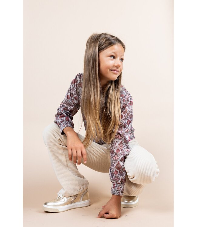 MAYCE Meisjes top mesh - Paisley