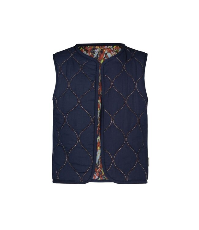 B.Nosy Meisjes reversibel gilet - Ginny - Amibitous AOP