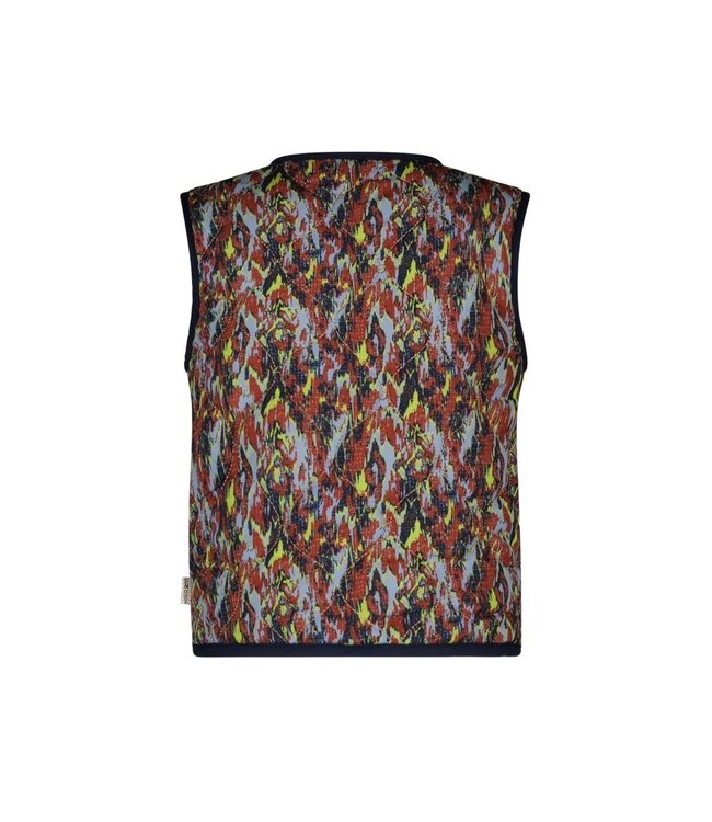 B.Nosy Meisjes reversibel gilet - Ginny - Amibitous AOP