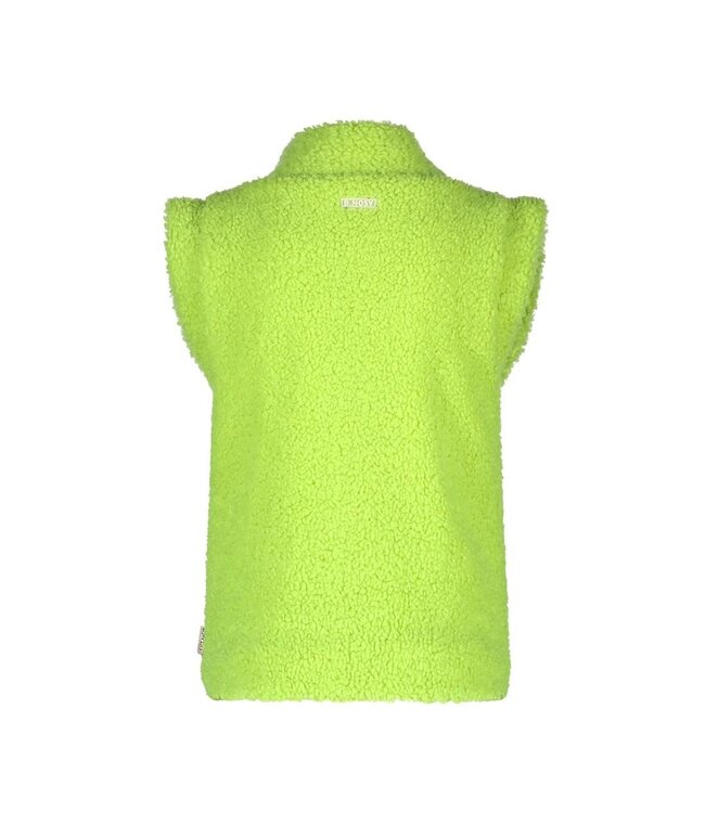 B.Nosy Meisjes gilet teddy - Georgie - Sharp groen