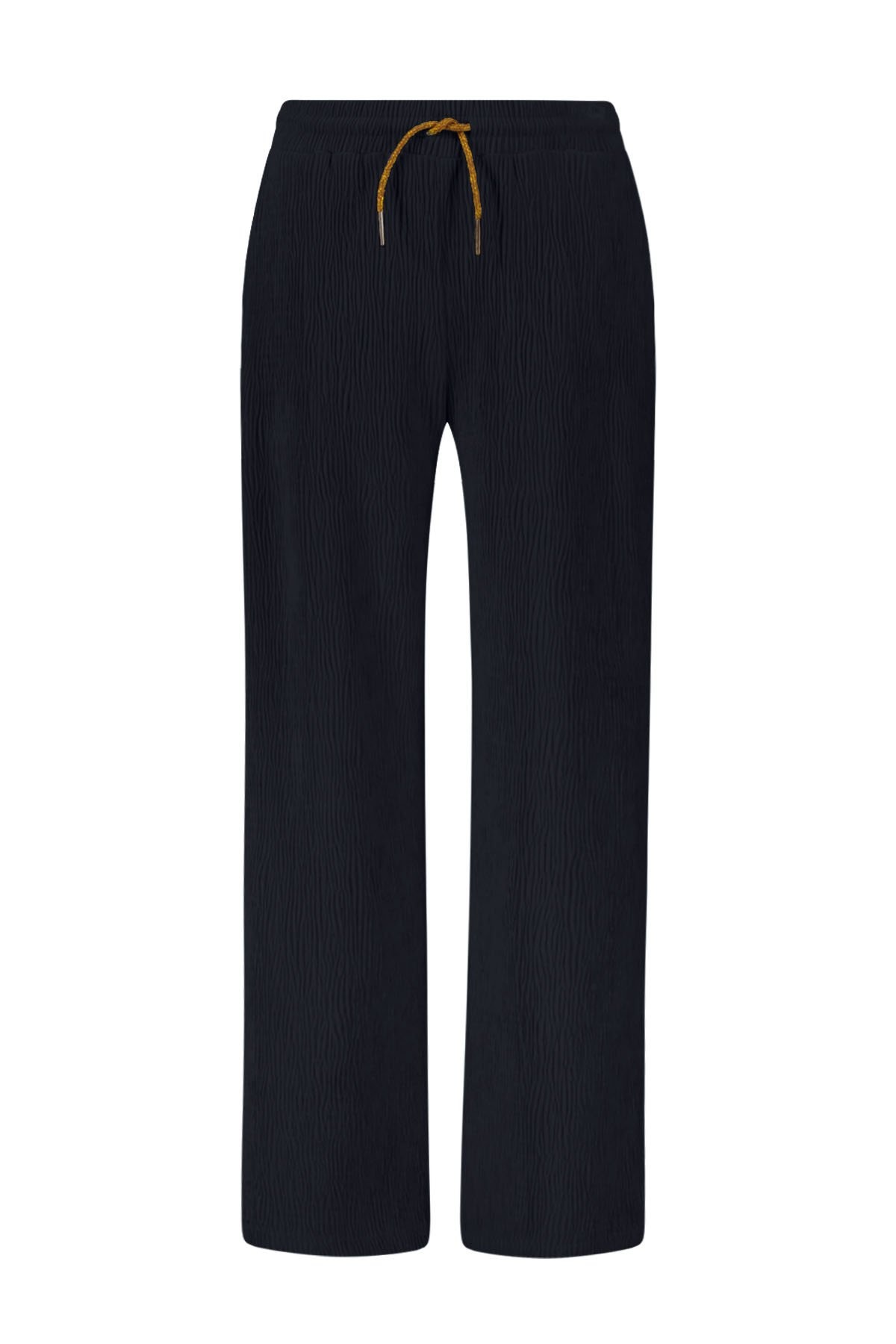 Meisjes broek velvet - Fem - Navy blauw