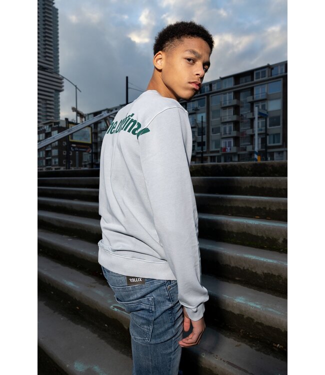 Rellix Jongens sweater oversized - Grijs