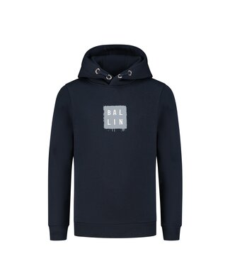 Ballin Hoodie slim fit - Navy blauw