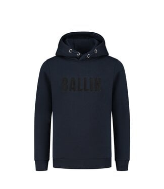 Ballin Hoodie slim fit - Navy blauw