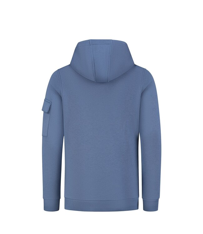Ballin Hoodie slim fit - Blauw grijs