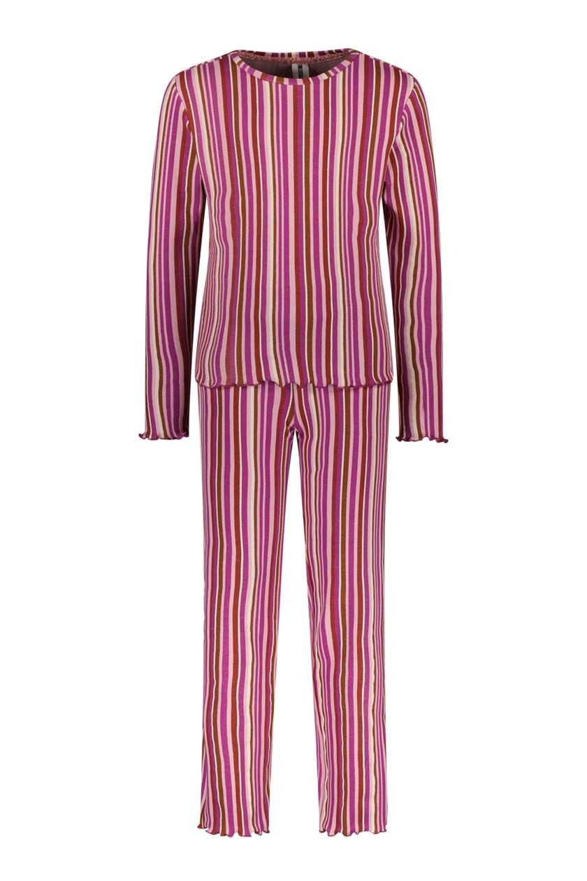 B.Nosy Meisjes pyjama - Zahra - Gleeful streep AOP afbeelding