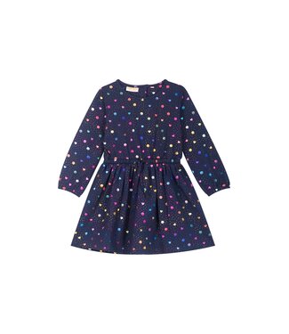 Someone Meisjes jurk - Navy blauw