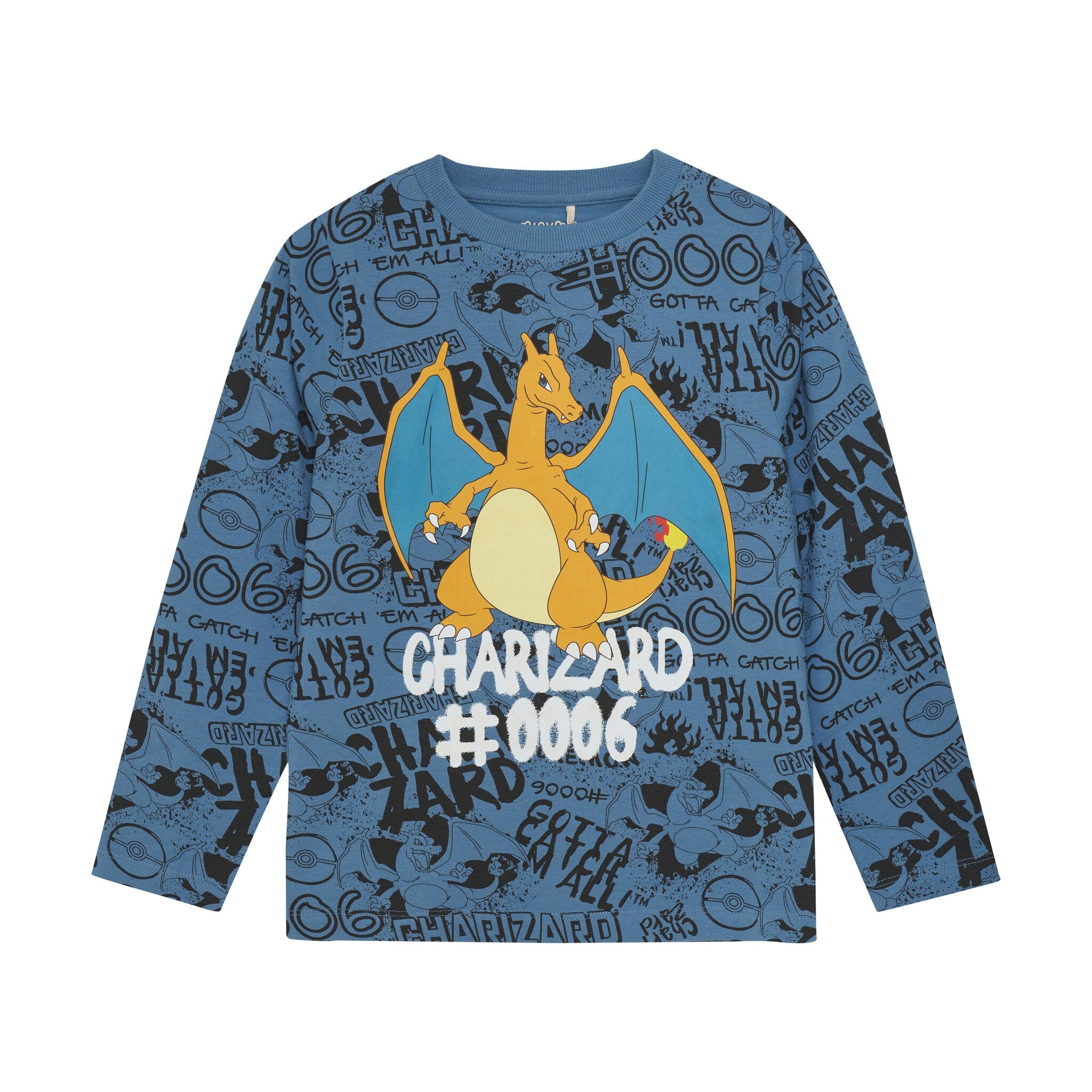 Minymo Jongens t-shirt LS - Blauw afbeelding