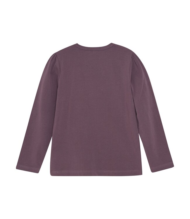 Minymo Meisjes t-shirt LS - Paars