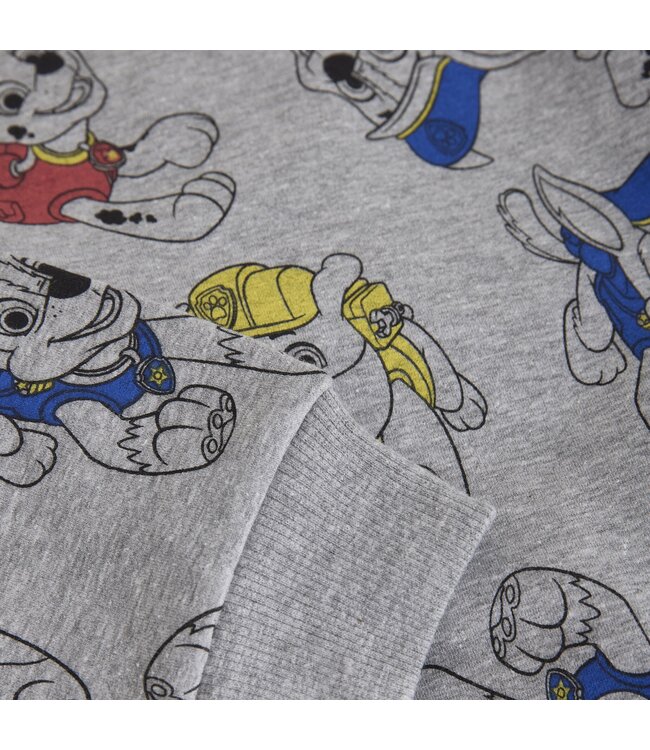 Minymo Jongens sweatshirt AOP - Grijs melange