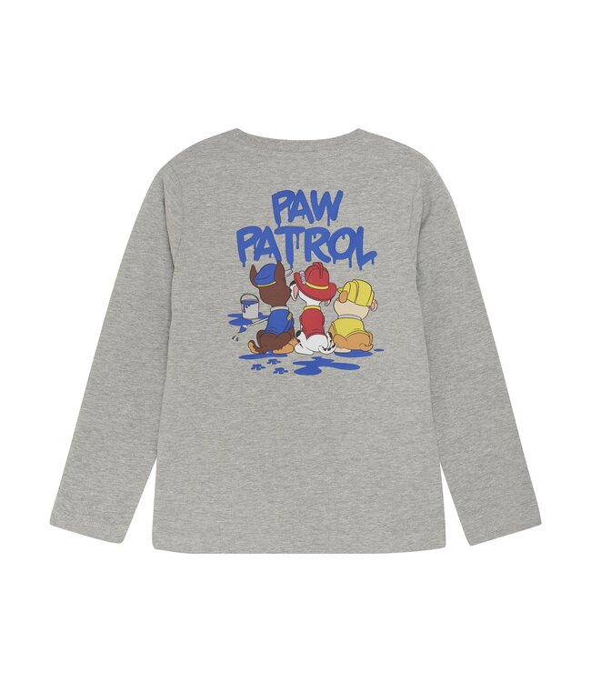 Minymo Jongens t-shirt LS - Grijs melange