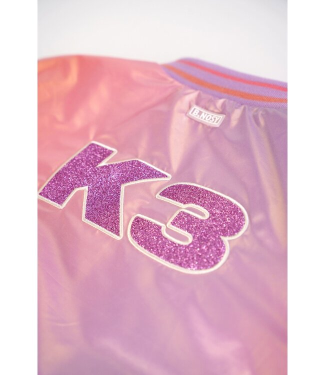 B.Nosy K3 Meisjes jas - Tie dye mermaid AOP