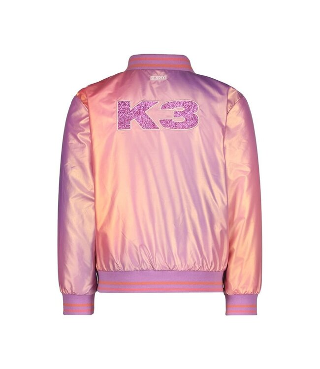 B.Nosy K3 Meisjes jas - Tie dye mermaid AOP