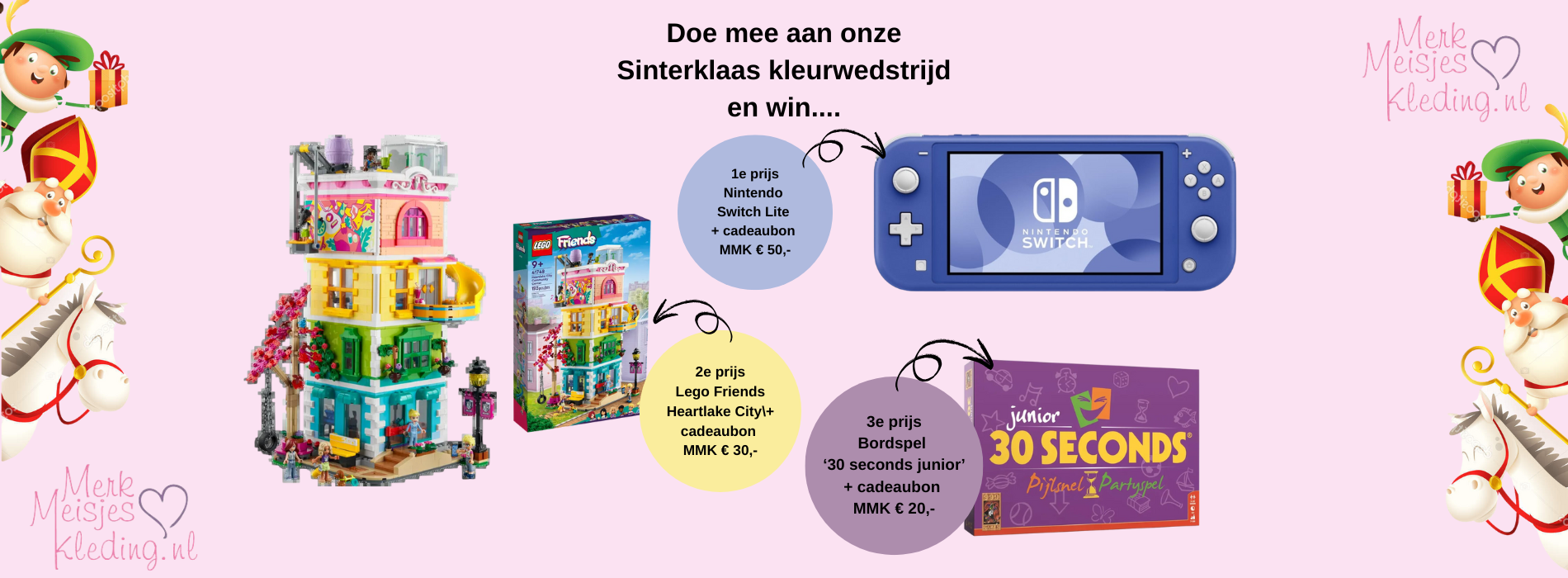 Sinterklaas kleur wedstrijd