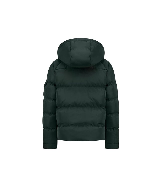 Malelions Winterjas Patch Puffer - Army groen