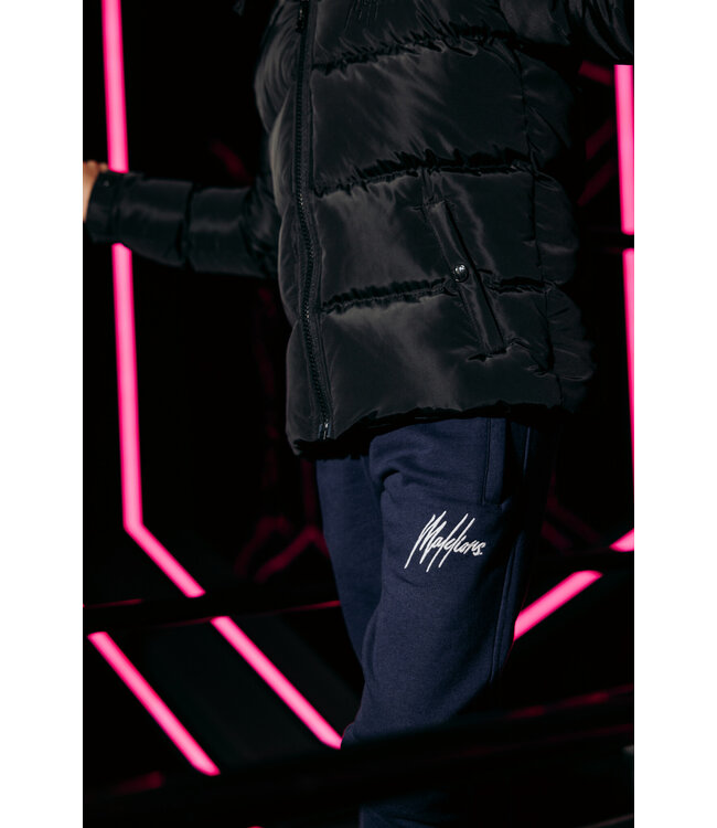 Malelions Winterjas Patch Puffer - Zwart