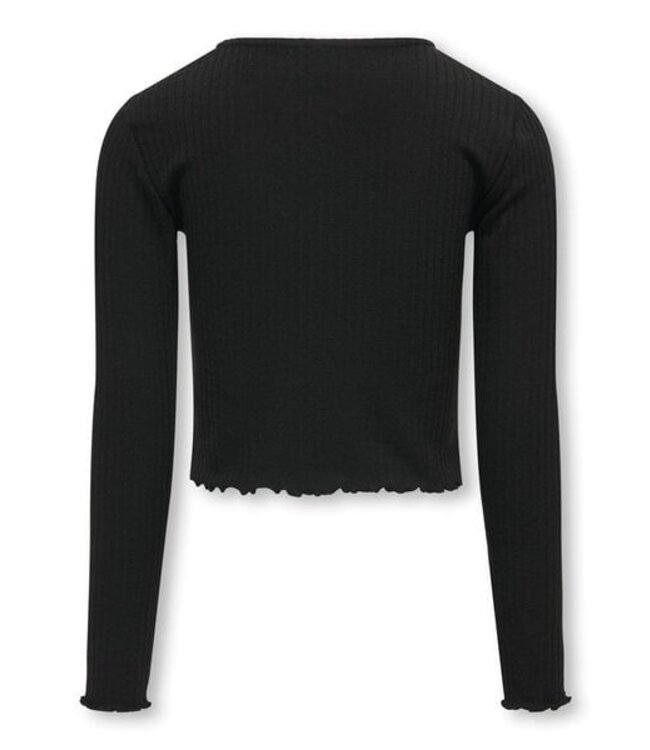 Kids ONLY Zomer top meisjes zwart - Stretch Fit - Kognella