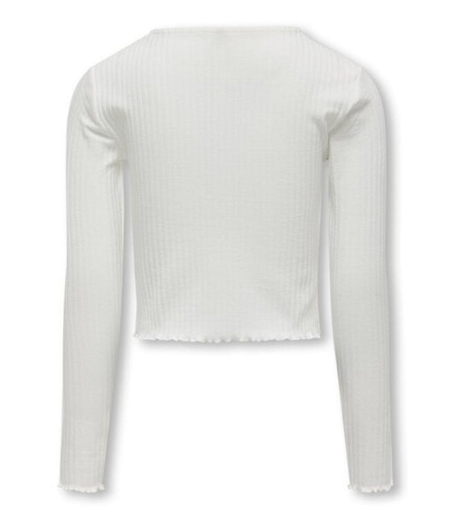 Kids ONLY Zomer top meisjes wit - Stretch Fit - Kognella