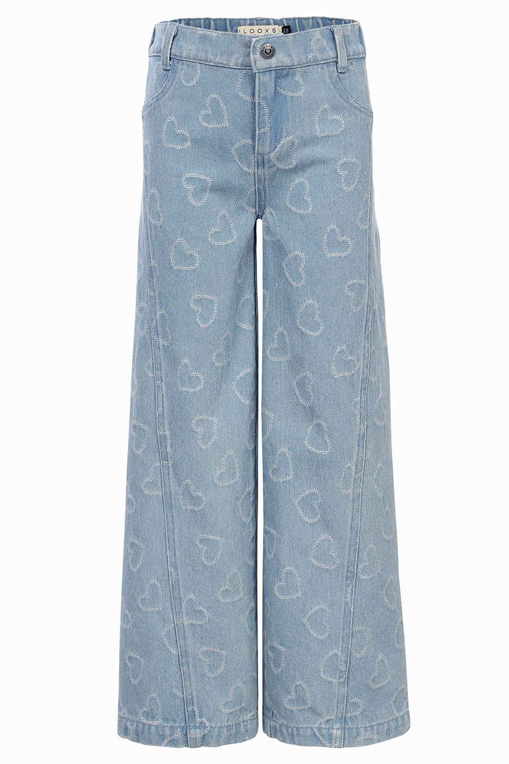 LOOXS Little 2501-7604-162 Meisjes Broek - Maat 98 - Blauw van 100% cotton