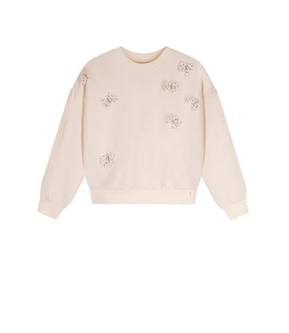 NoNo Zomer sweater meisjes Ivoor wit - embroidery - Kimas