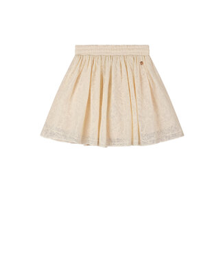 NoNo Zomer rok meisjes Ivoor wit - embroidery mesh - Ninu