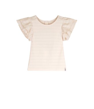 NoNo Zomer top meisjes Ivoor wit - jersey - open rug detail - Kia