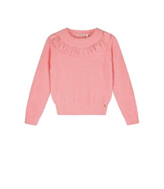 NoNo Zomer sweater meisjes Roze - fluffy - Ketan