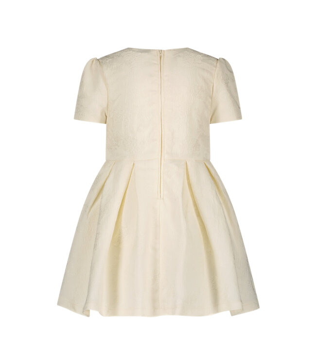 Le Chic Zomer jurk meisjes Off wit - damast   - Sochic