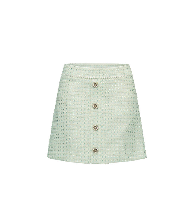 Le Chic Zomer rok meisjes Groen - tweed - Tiana