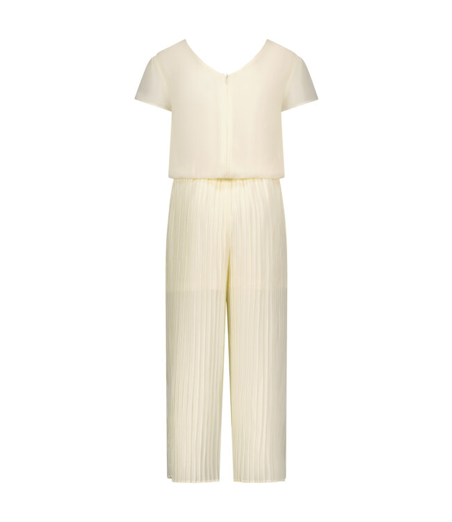 Le Chic Zomer jumpsuit meisjes Off wit - gerecycled voile - Daisy