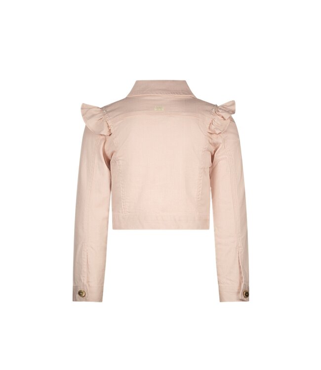 Le Chic Zomer spijkerjas meisjes Roze - ruffel - Alysum