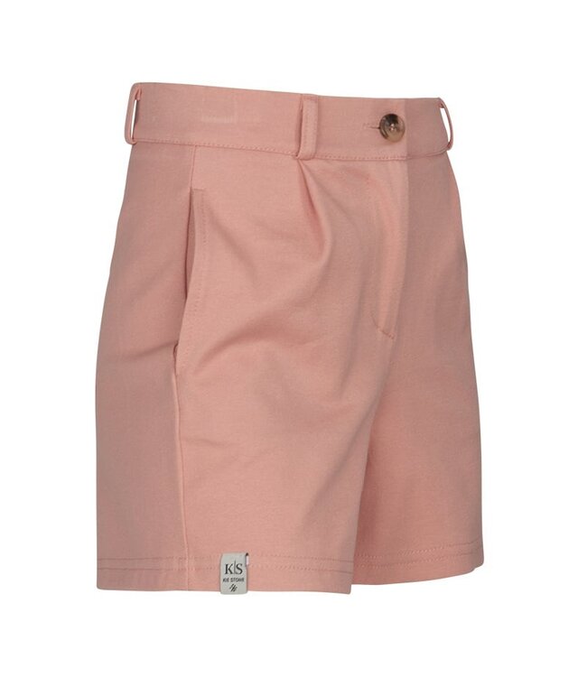 KIEstone Zomer short meisjes - perzik - Sandy  steekzak